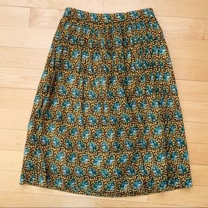 J Crew Ratti Elephant Print Skirt